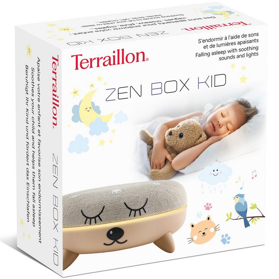 Terraillon  Zen Box Kid Soundbox Beruhigende Klänge, 8 Lichtstimmungen & Bluetooth 