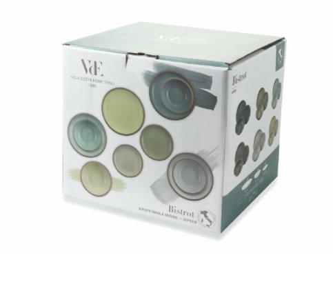 Villa D'Este Home Tivoli , Bist - Geschirrset Gres (18-tlg)  