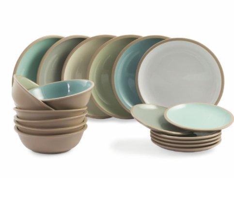 Villa D'Este Home Tivoli , Bist - Geschirrset Gres (18-tlg)  