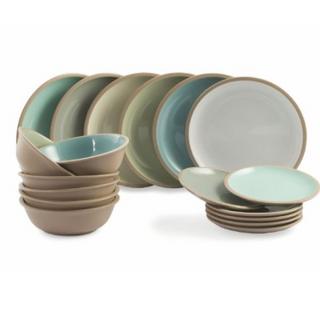 Villa D'Este Home Tivoli , Bist - Geschirrset Gres (18-tlg)  