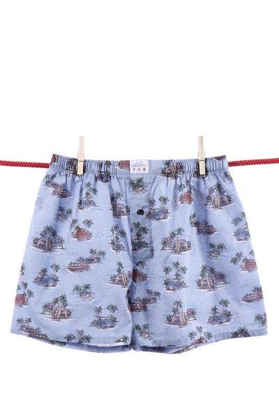 Image of Havanna-boxershorts Herren Blau S