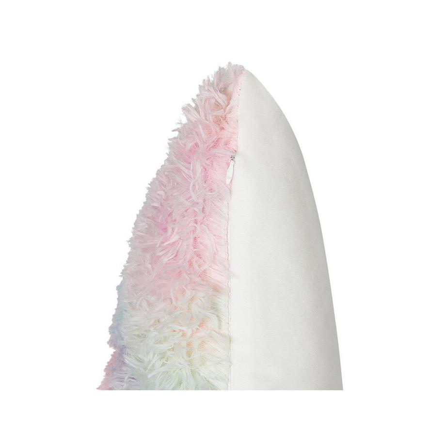 Beliani Dekokissen 2er Set aus Webpelz Modern AMARYLLIS  