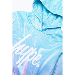 hype  Marble Script Kapuzenpullover 