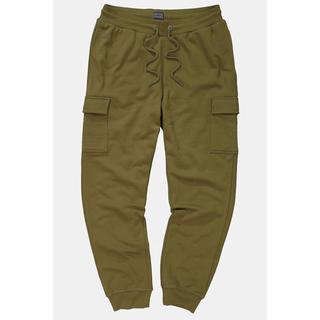 Sthuge  Pantaloni cargo di felpa da casa con cintura elastica, fino alla tg. 8XL 