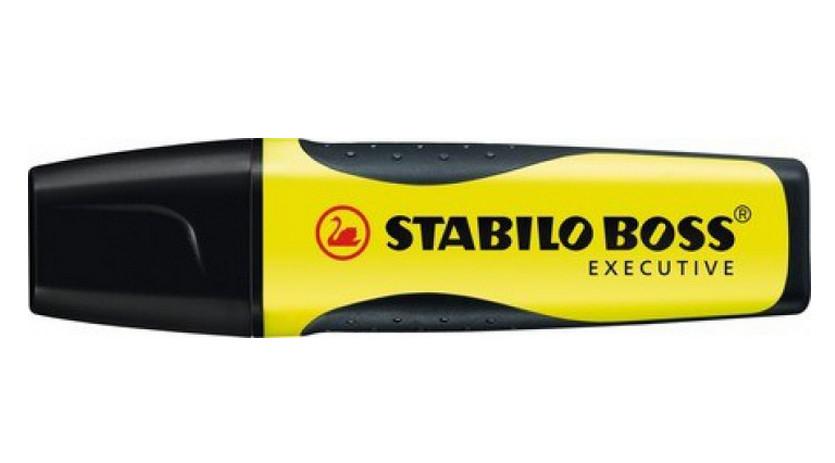 STABILO  STABILO Boss Executive Marker 1 Stück(e) Pinsel/feine Spitze Gelb 