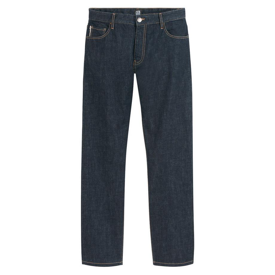 La Redoute Collections Selvedge Denim Regular Fit Straight Leg Jeans  