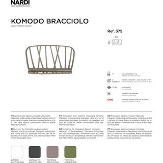 NARDI outdoor Salotto da giardino Komodo bracciolo agave  