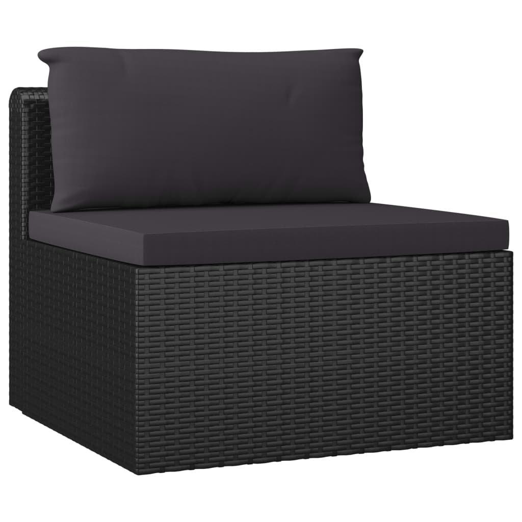 VidaXL Garten-sofa-set poly-rattan  