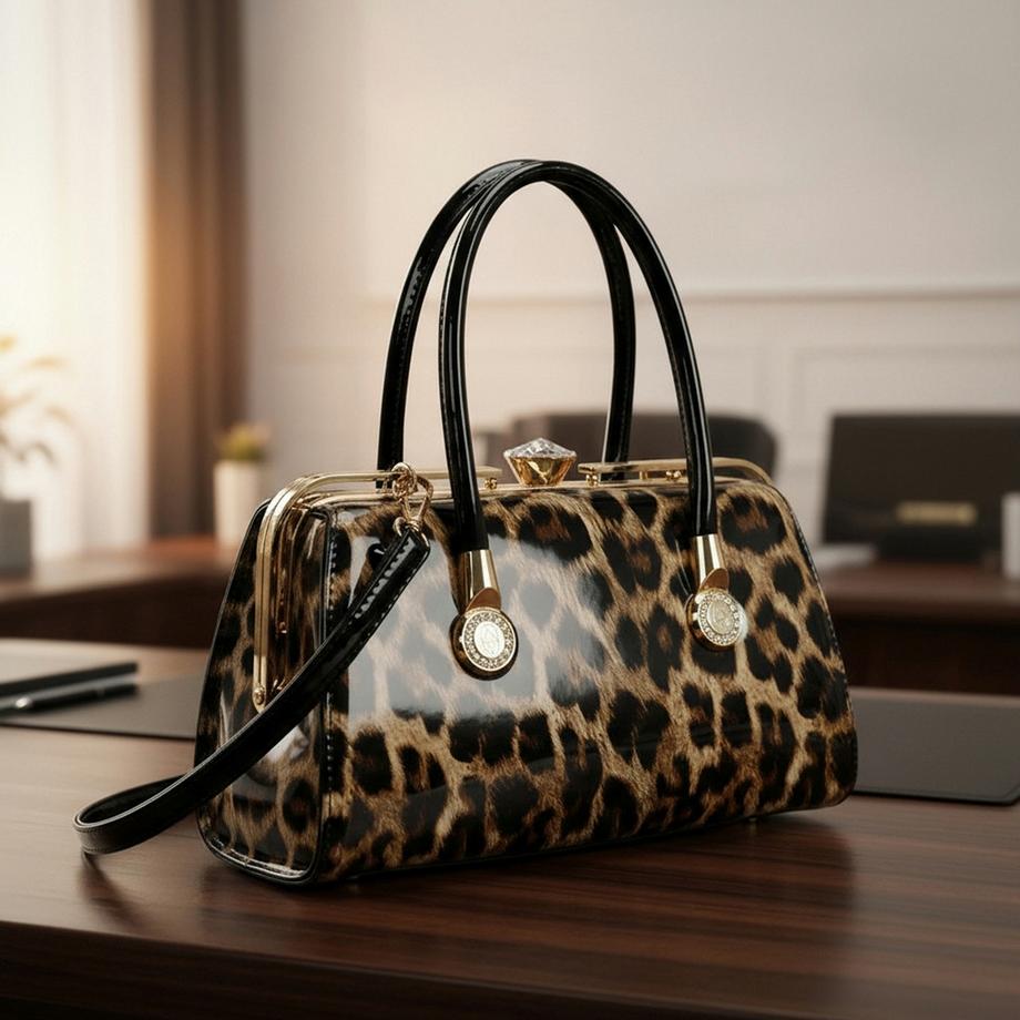 Gallantry Abendtasche Leopard  