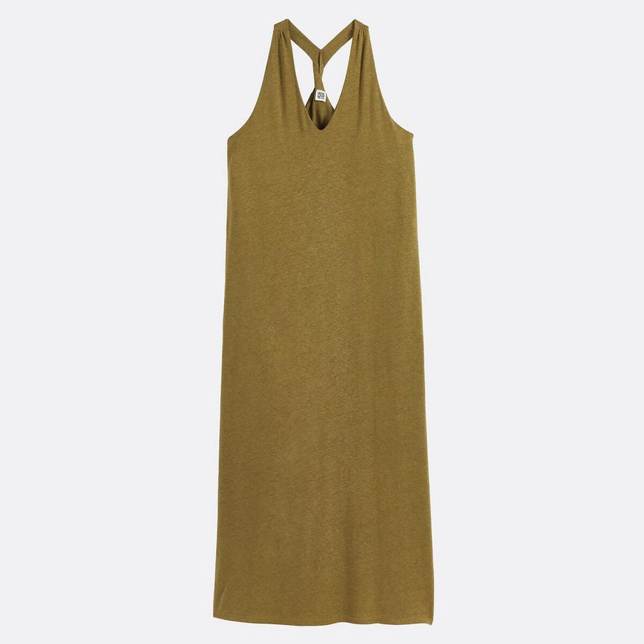 La Redoute Collections Abito Lungo Senza Maniche Lino Viscosa  