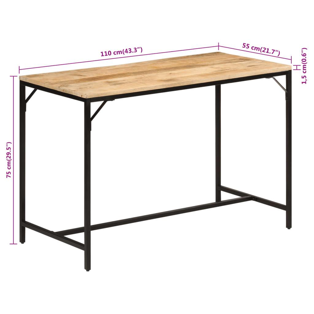 VidaXL Table à manger bois  