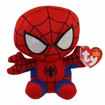 Spiderman Beanie 15cm, Material: 100% Polyester geprüft nach EN-71. Farbe: mehrfarbig