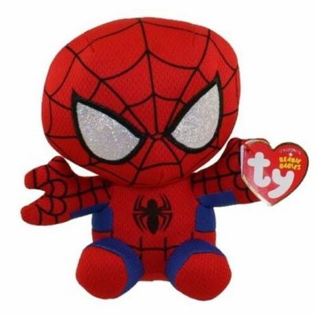 ty  Spiderman Beanie 15cm, Material: 100% Polyester geprüft nach EN-71. Farbe: mehrfarbig 