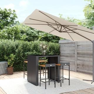 VidaXL Gartenbar set poly-rattan  