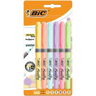 BiC BIC Textmarker Pastel 6 Farben ass.  