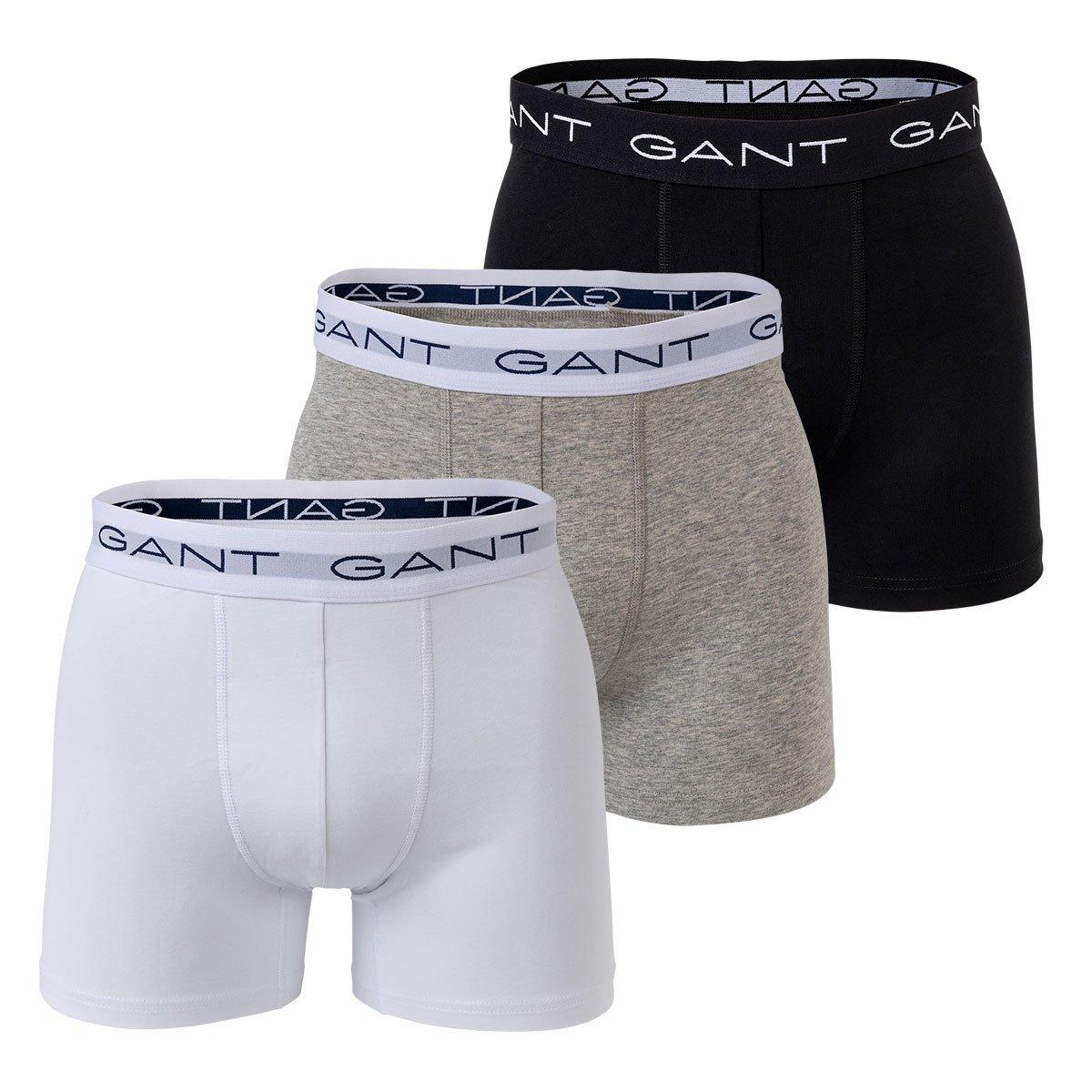 Image of Boxershort 3er Pack Bequem Sitzend Herren Grau XL