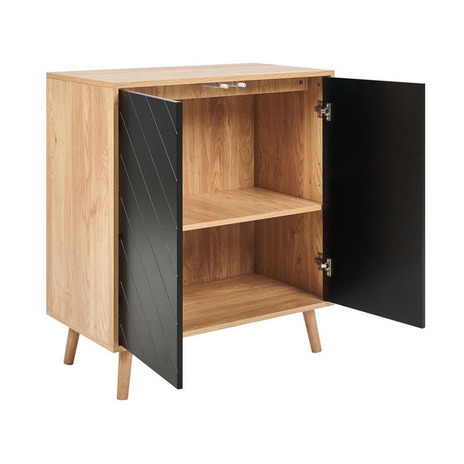Beliani Armoire en MDF Scandinave BRISTOW  