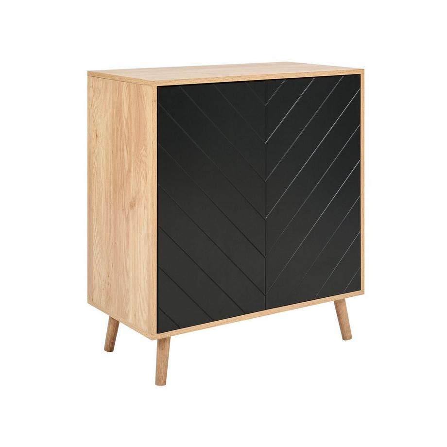 Beliani Armoire en MDF Scandinave BRISTOW  