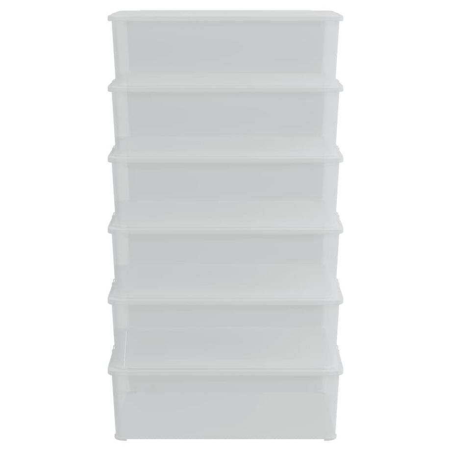 VidaXL Kunststoff aufbewahrungsbox polypropylen  