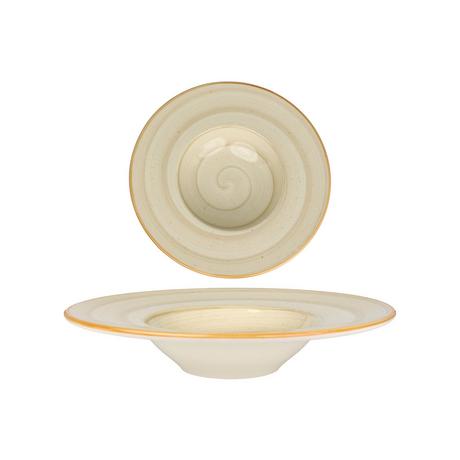 Bonna Assiette De Pâtes - Aura Terrain -  Porcelaine - lot de 2  