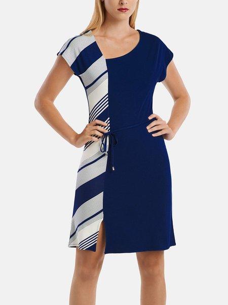 Image of Sommerkleid Mit Kurzen Ärmeln Quinby Unisex Blau XL