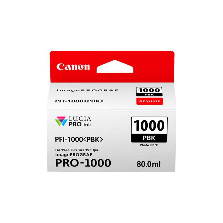 Canon  CANON Tintenpatrone photo schwarz PFI-1000 iPF PRO-1000 80ml 