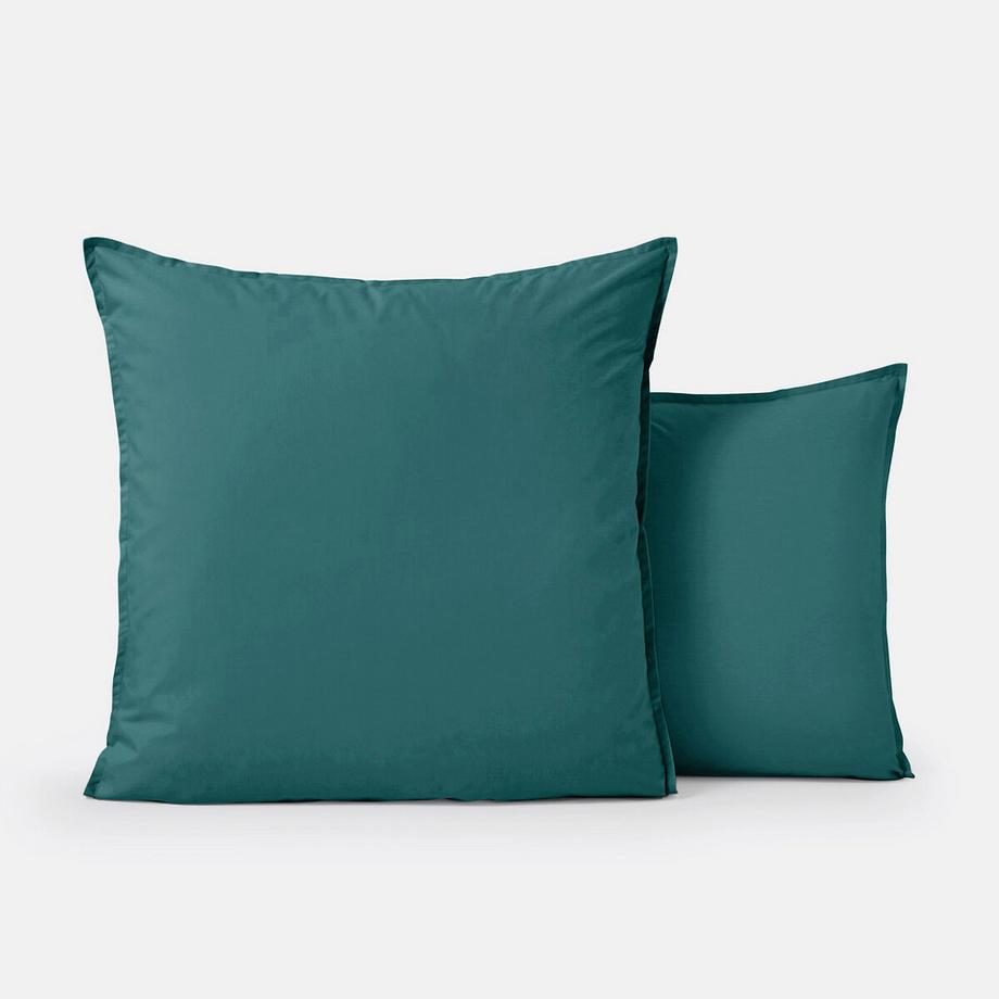 Taie d'oreiller unie percale de coton bio Scenario