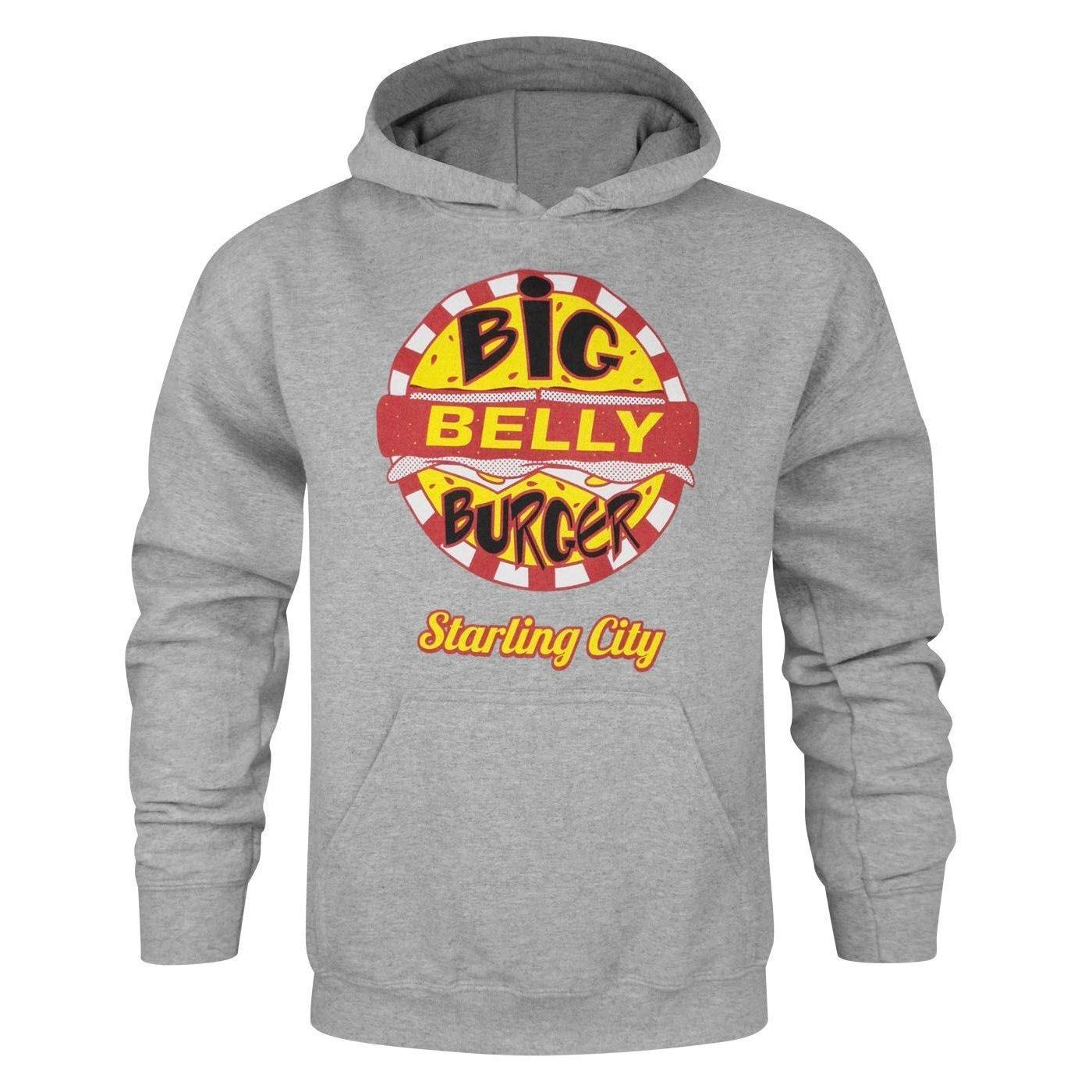 Image of Big Belly Burger Kapuzenpullover Herren Taubengrau XL