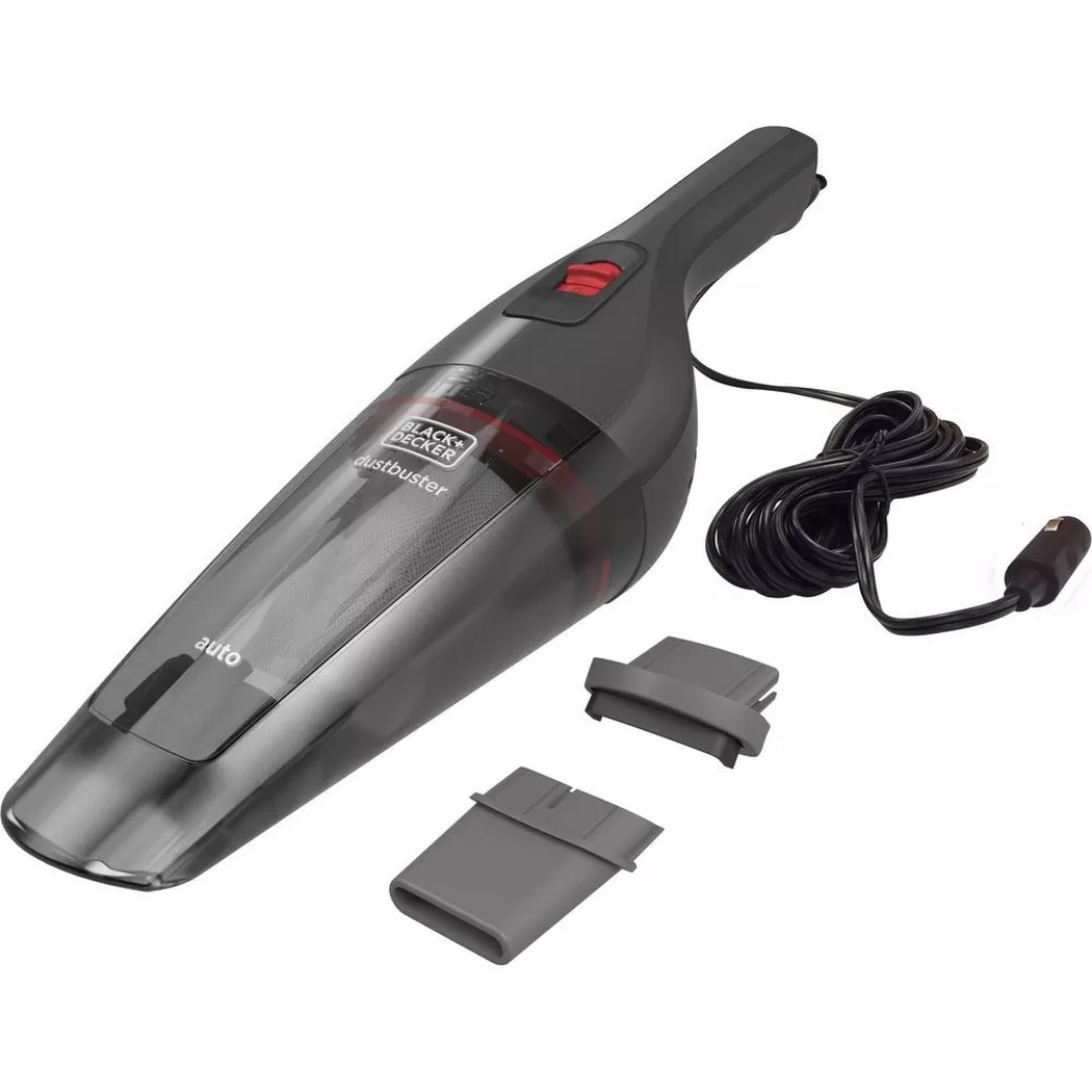 BLACK+DECKER - Auto-Handstaubsauger, Rot Bunt, One Size