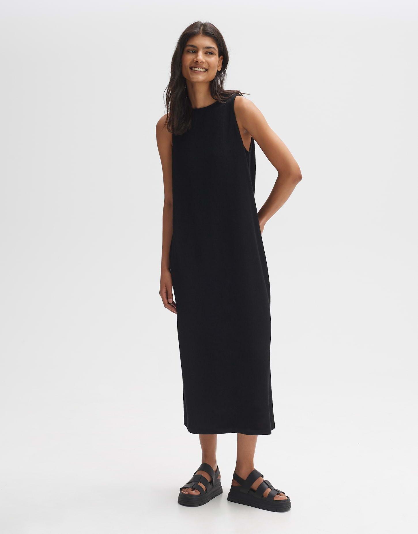 Image of Midikleid Wonni Gerader Schnitt Damen Schwarz 44