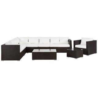 Beliani Lounge Set aus PE Rattan Modern XXL  