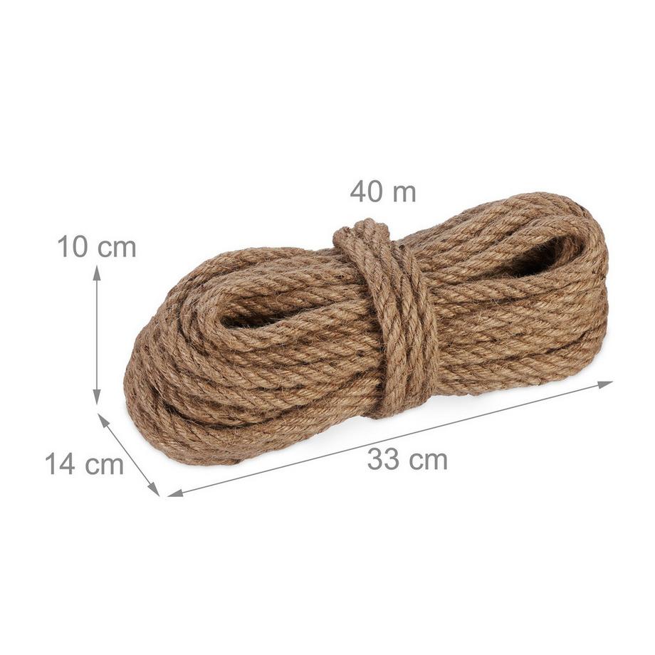 B2X  Juteseil 8 mm x 40 m 