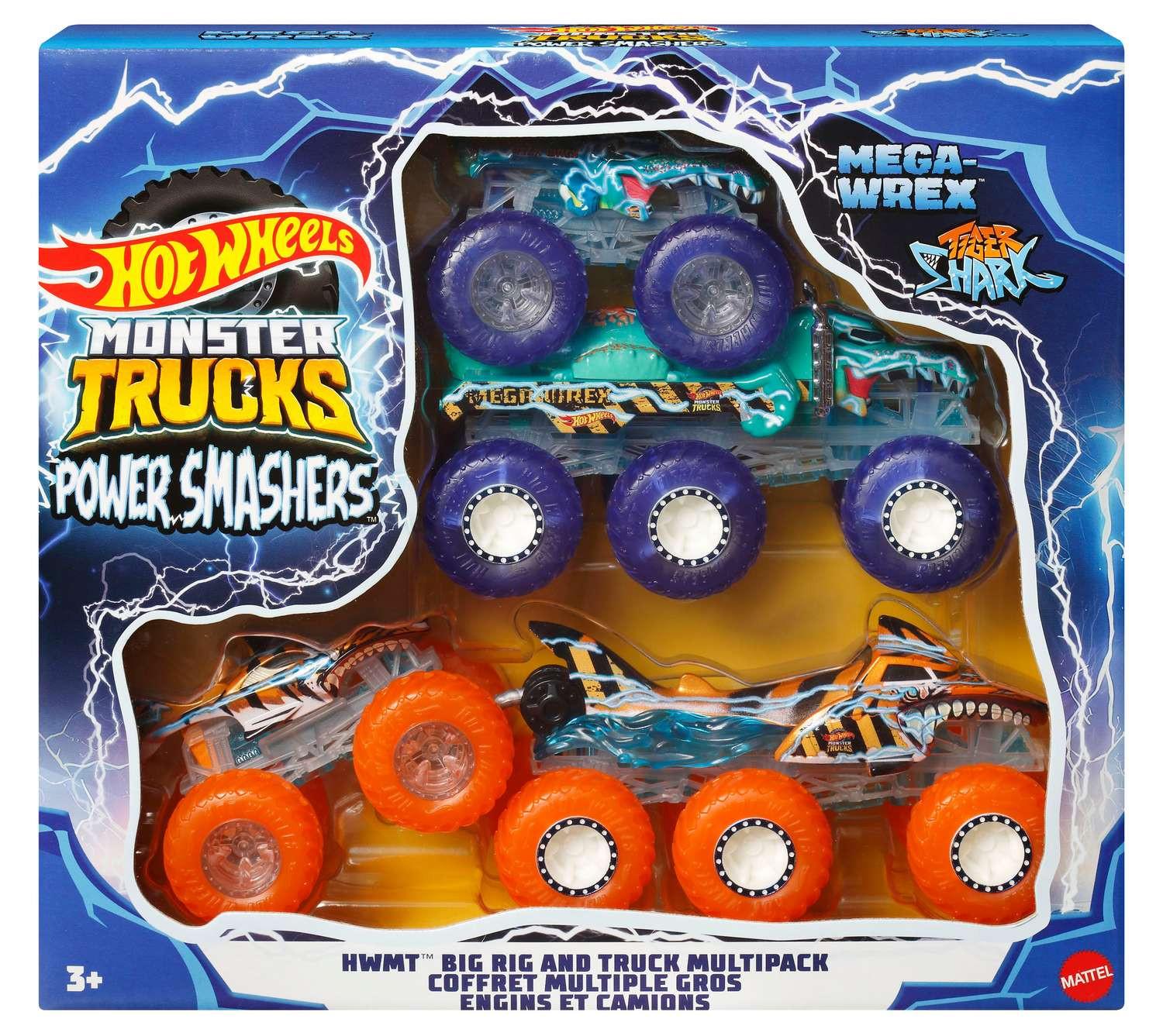 Hot Wheels  Monster Trucks Spielzeugtruck & Big Rig Multipack 