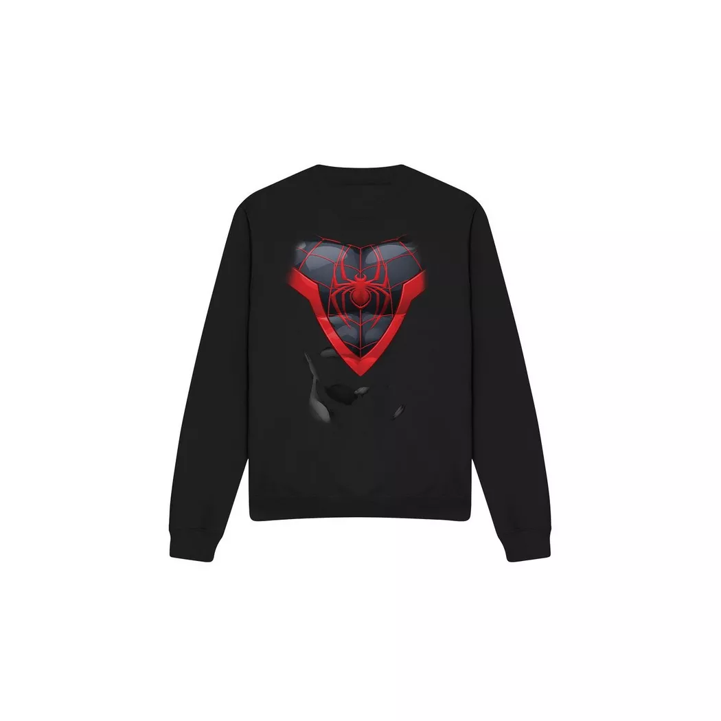 SPIDERMAN - SweaT-Shirt, für Herren, Schwarz, Größe S