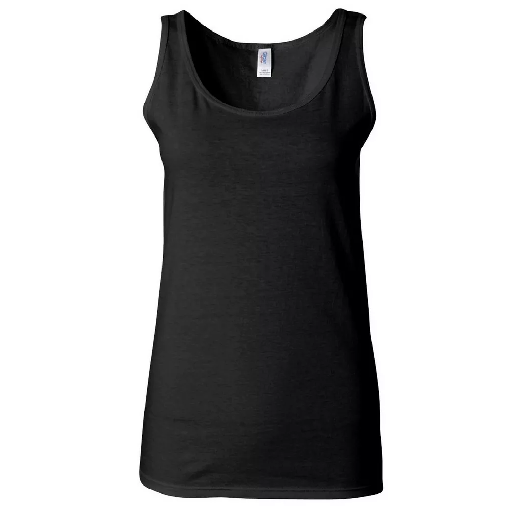 Gildan - Tank Top, für Damen, Schwarz, Größe XL
