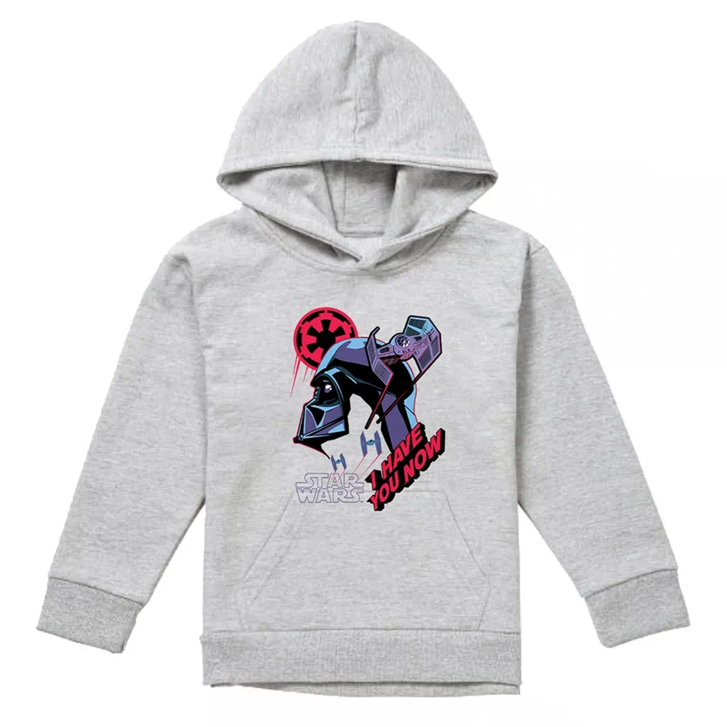 STAR WARS - I Have You Now Hoodie Zum Überziehen, Meliert, 152-158, Mediumgrau