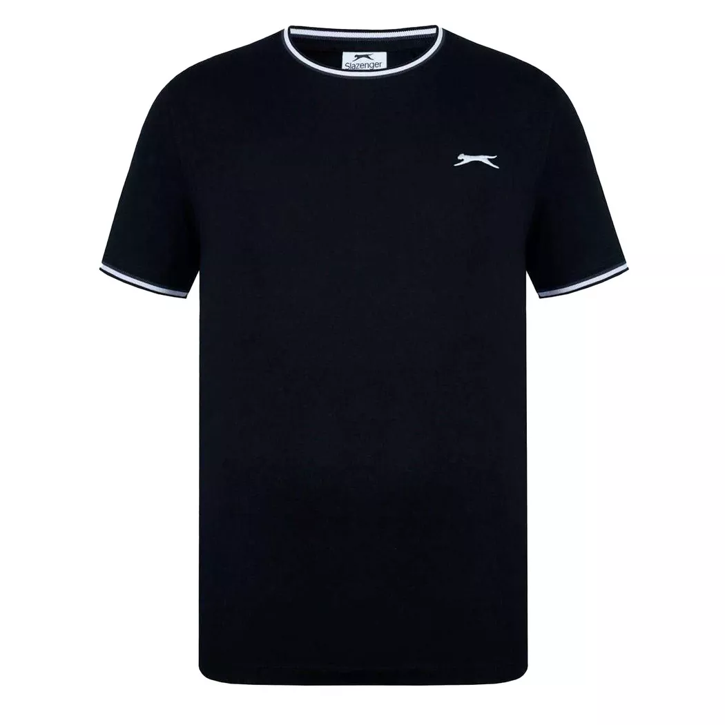 Slazenger - T-Shirt, für Herren, Schwarz, Größe M