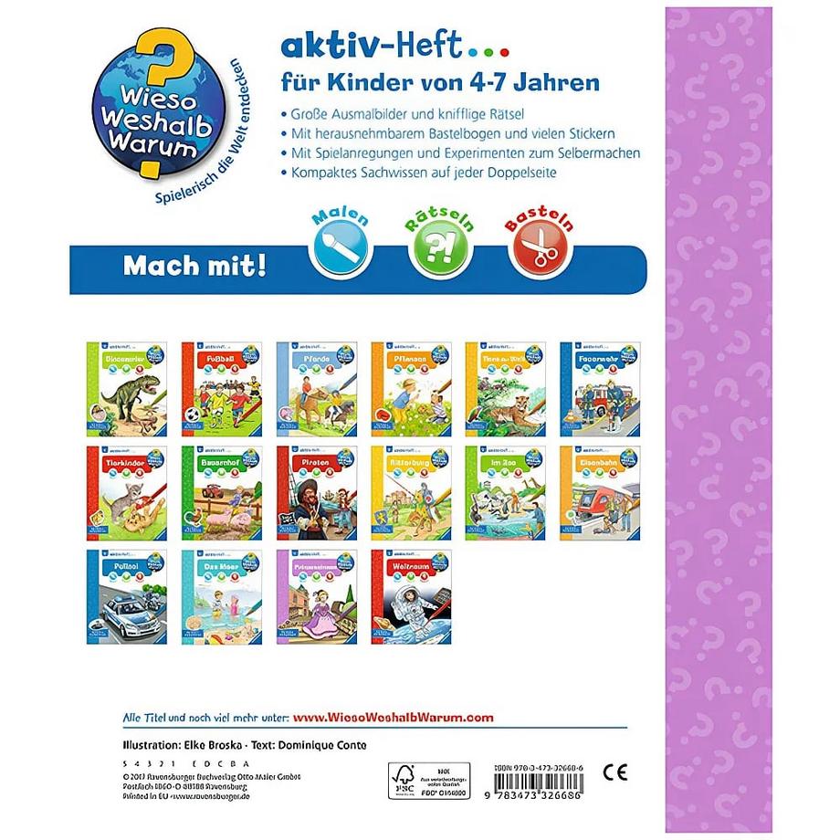 Ravensburger  Wieso? Weshalb? Warum? aktiv-Heft: Prinzessinnen 