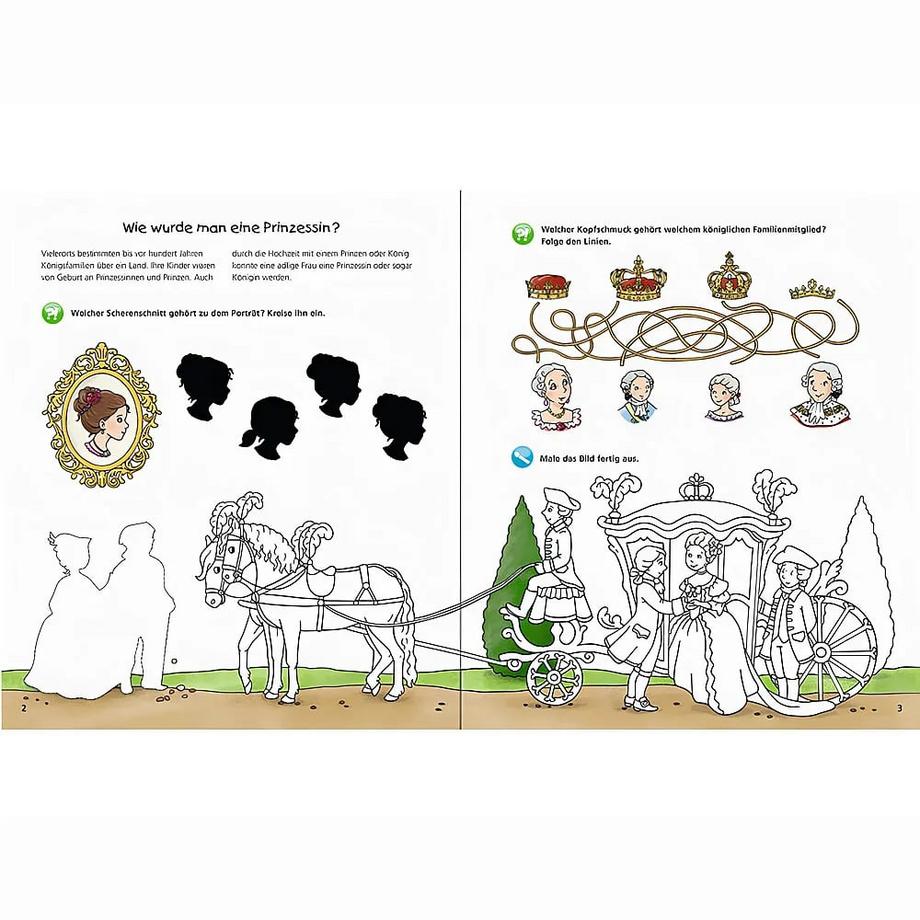 Ravensburger  Wieso? Weshalb? Warum? aktiv-Heft: Prinzessinnen 