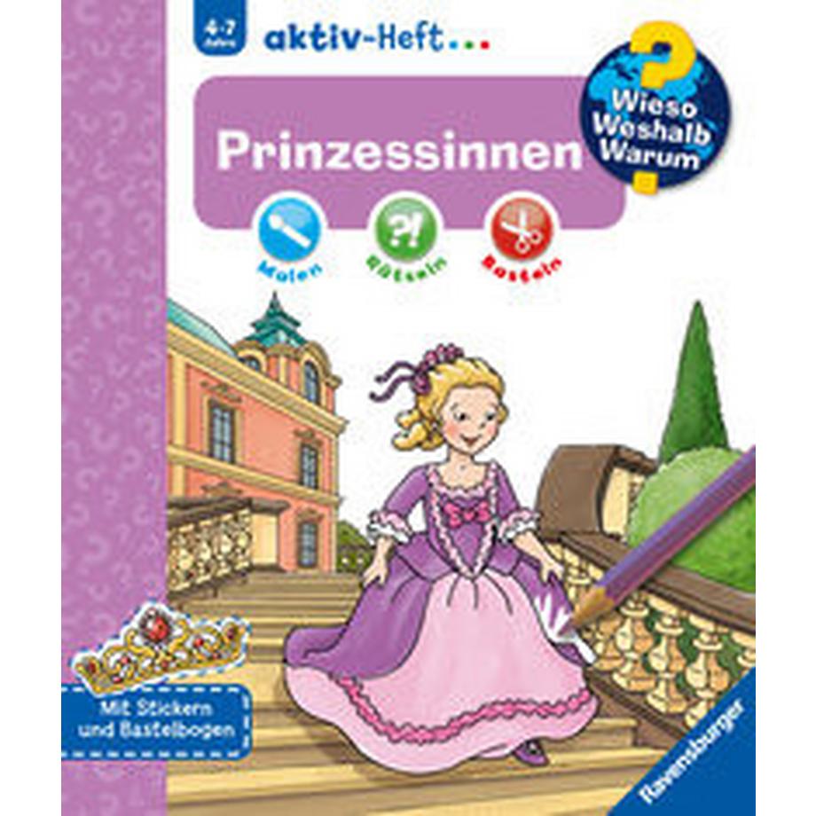 Ravensburger  Wieso? Weshalb? Warum? aktiv-Heft: Prinzessinnen 