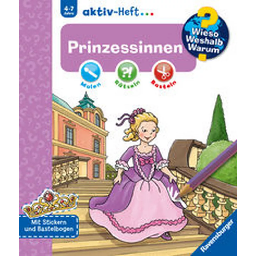 Ravensburger - Wieso? Weshalb? Warum? aktiv-Heft: Prinzessinnen