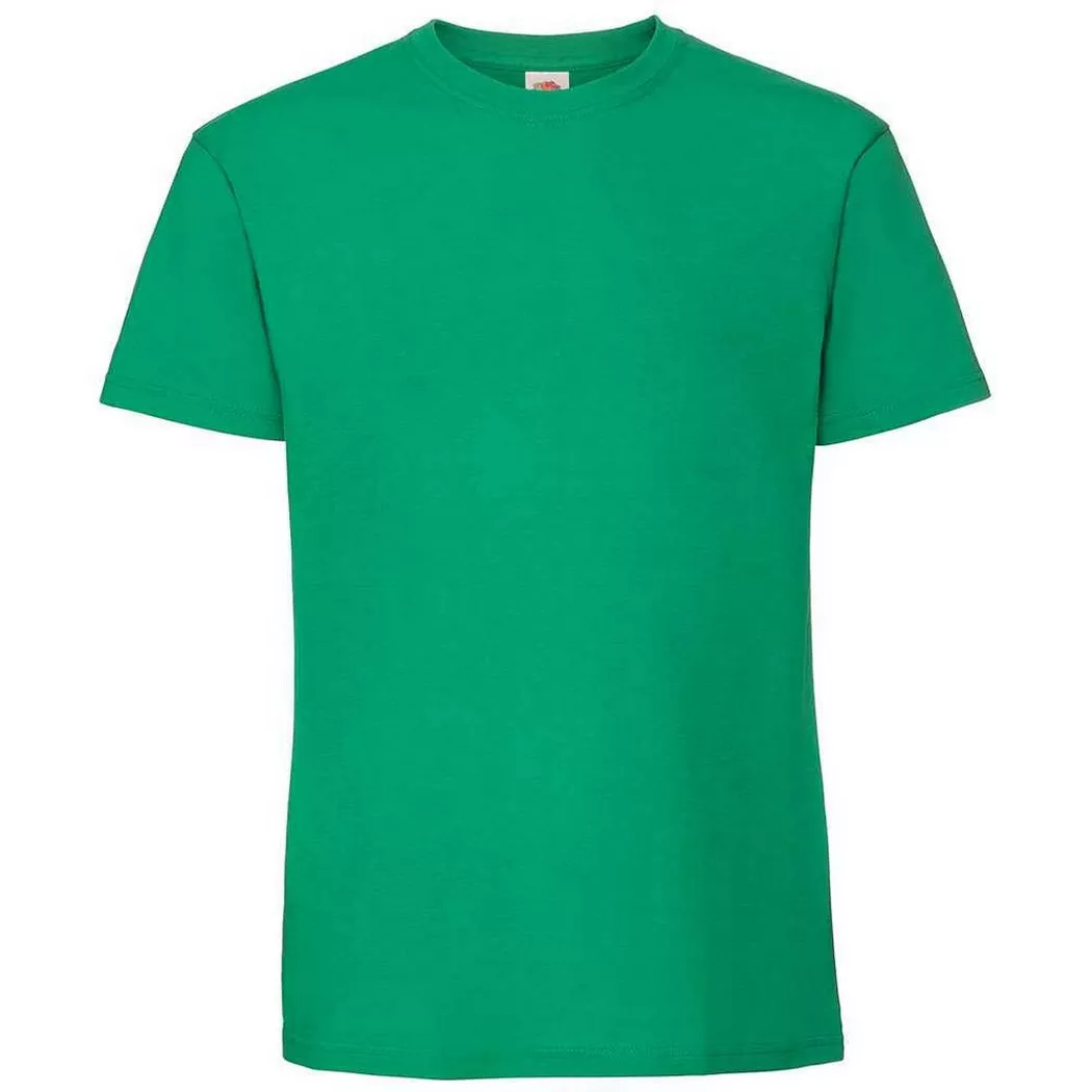Fruit of the Loom - Premium TShirt, für Herren, Grün, Größe XL