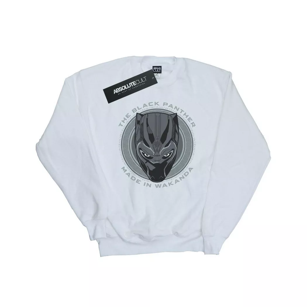 Black Panther - Made In Wakanda Sweatshirt, für Damen, Weiss, Größe M