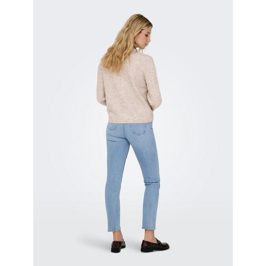 ONLY Cardigan mit geknöpftem Rundhalsausschnitt  