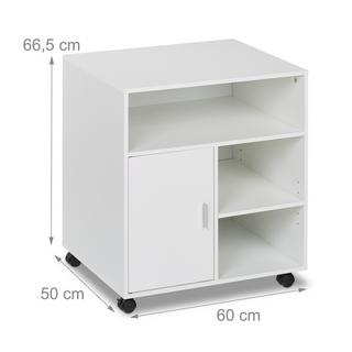 Northix Rollcontainer mit 5 Fächern  