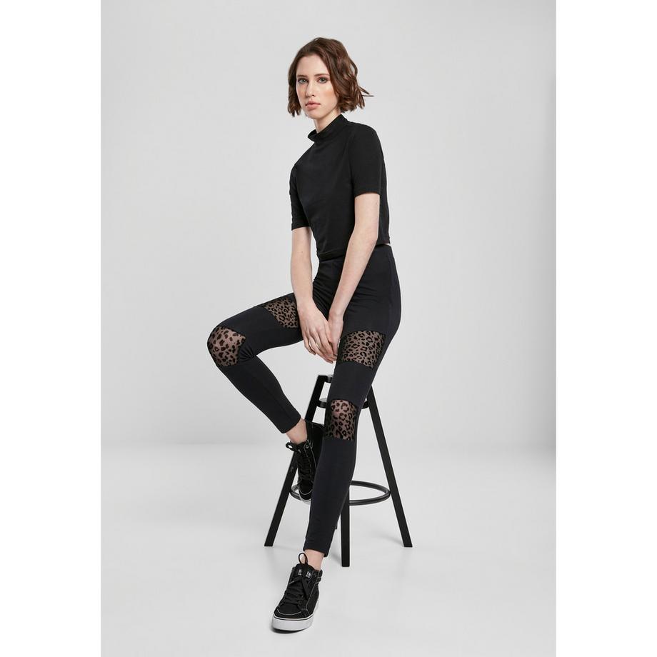 URBAN CLASSICS Leggings Flock Lace Inset  