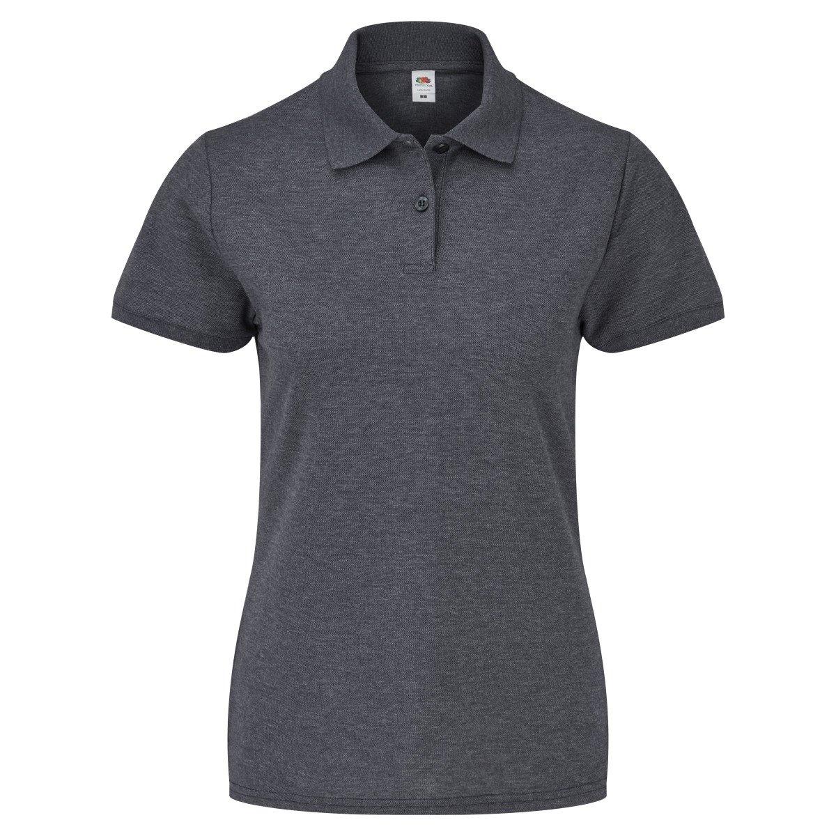 Image of 6535 Poloshirt, Kurzarm Damen Taubengrau XS