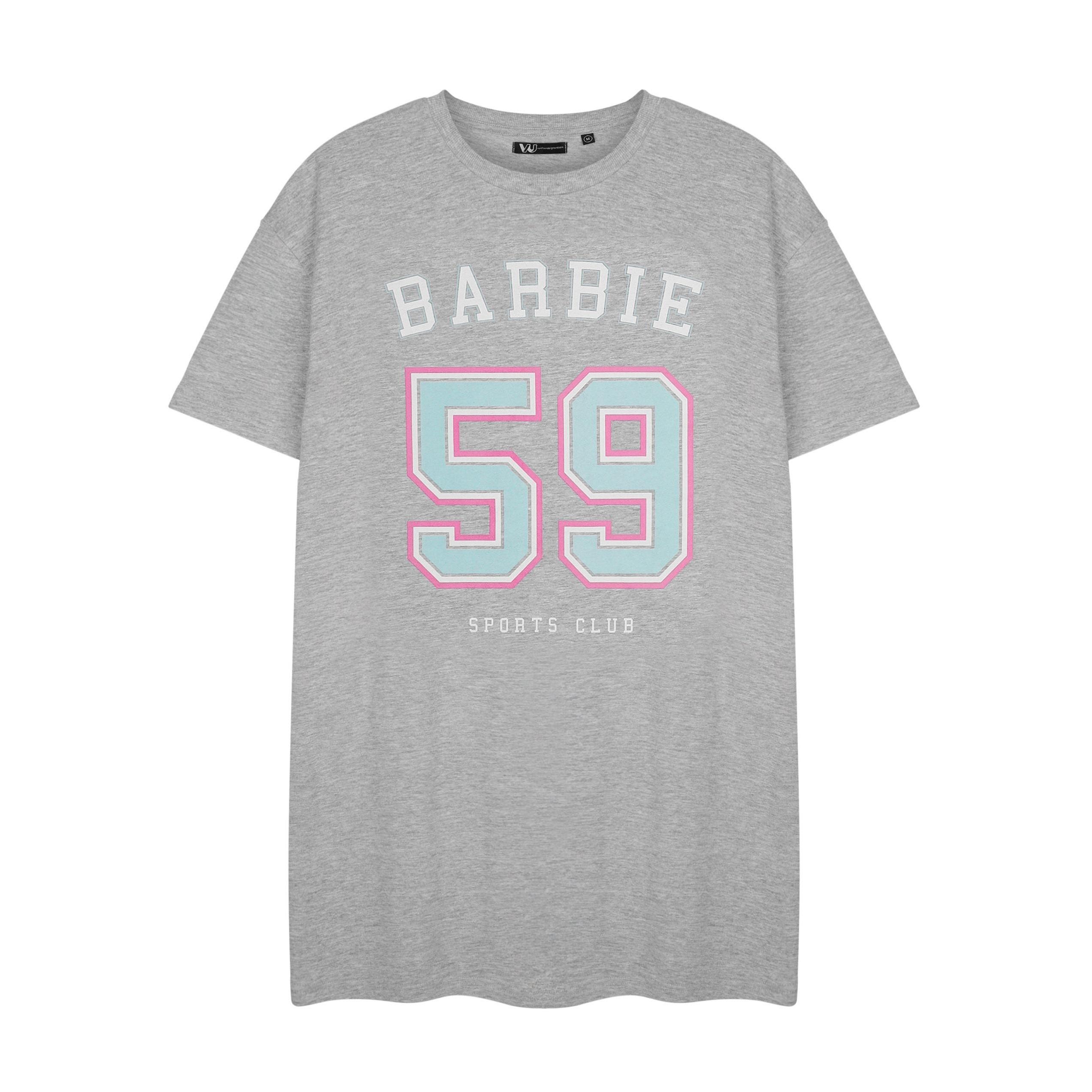 Barbie 59 Sports Club Chemise de Nuit Manches Courtes  