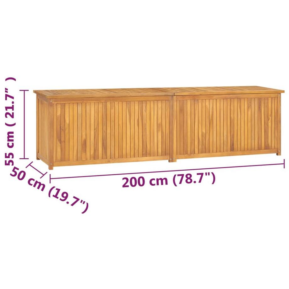 VidaXL Gartenbox teak  