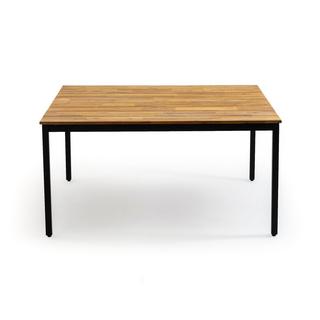 La Redoute Intérieurs Table de jardin carrée acacia et métal acier  